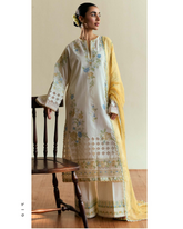 3-PC Unstitched Embroidered Lawn Coco By Zara Shahjahan | SOLACE-D3